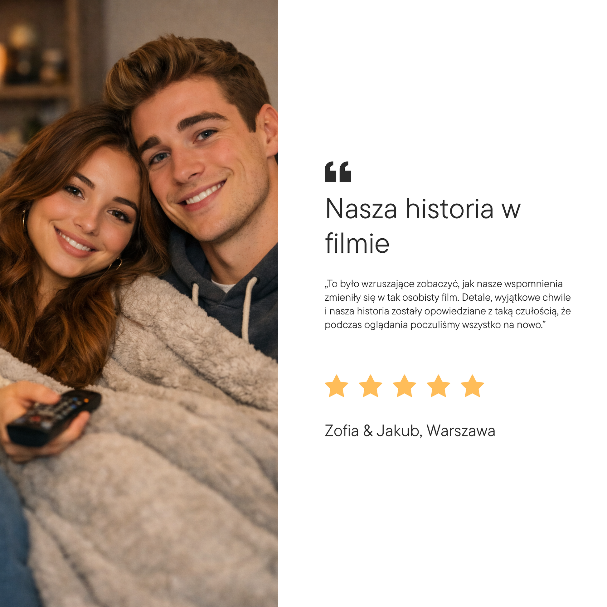 Wasza historia miłosna jako wideo