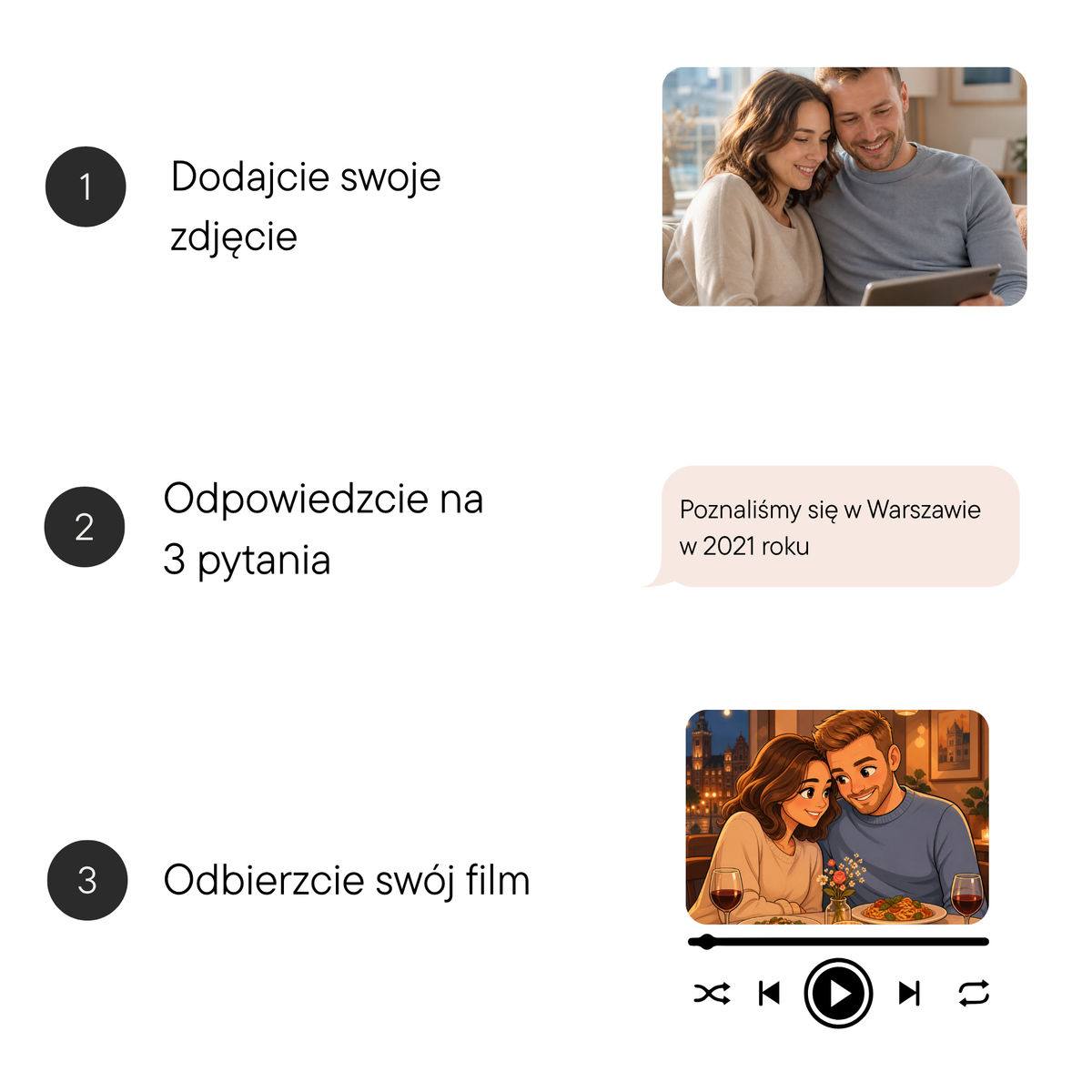 Wasza historia miłosna jako wideo – zdjęcie produktu 3