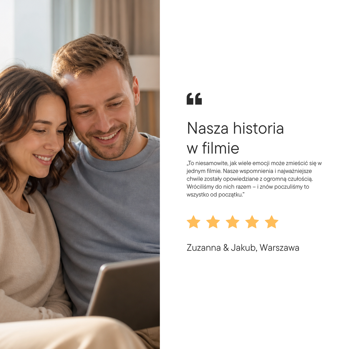 Wasza historia miłosna jako wideo – zdjęcie produktu 4